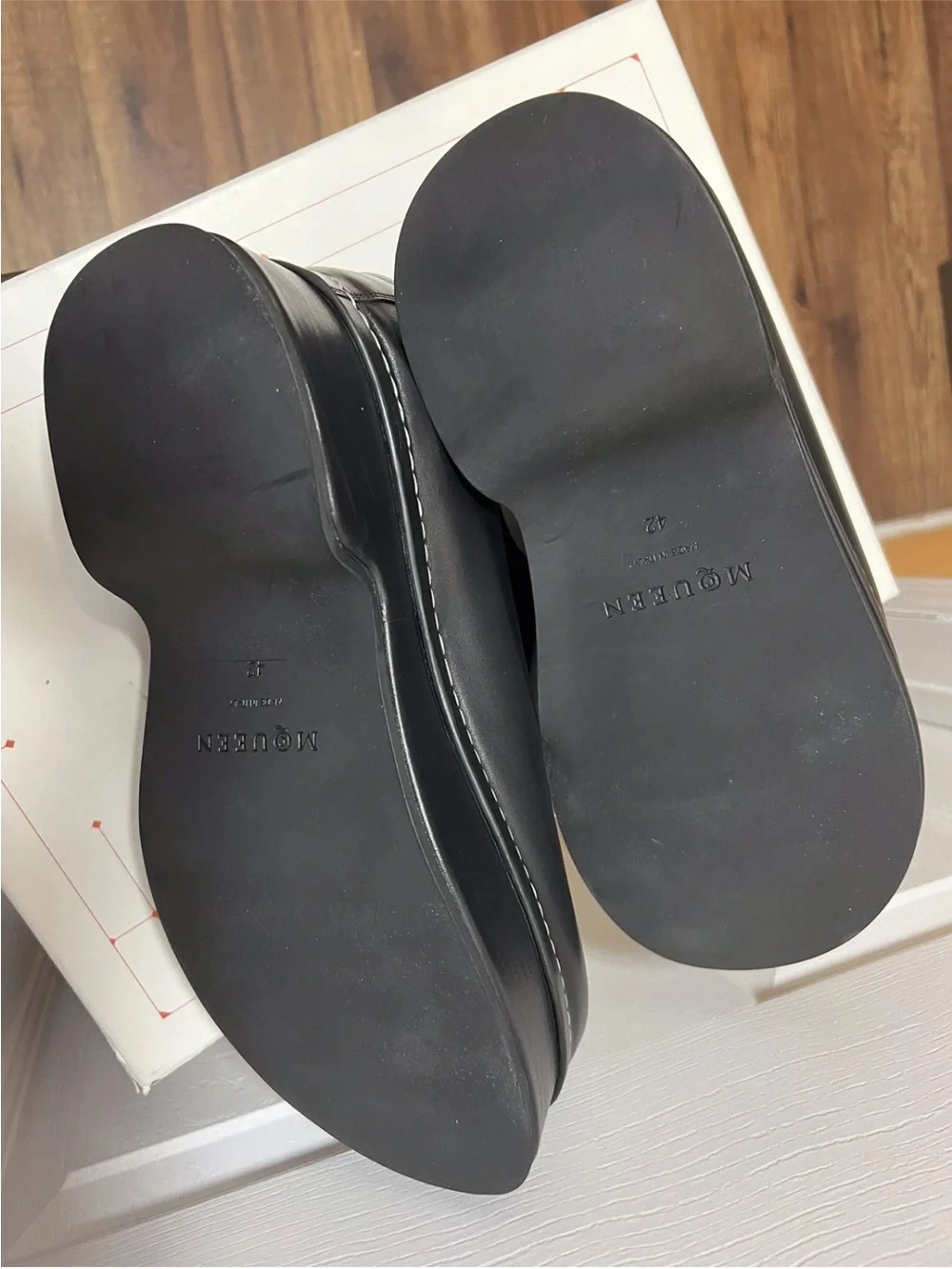 ALEXANDER McQUEEN Black Platform Mules / Sandals 9US / NWB $1,290